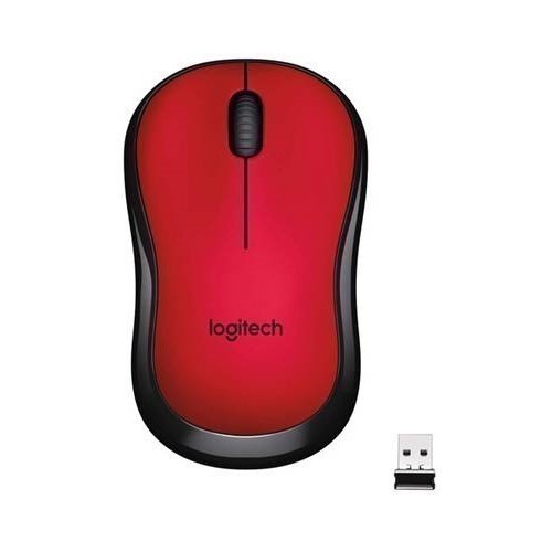 RATON LOGITECH M220 SILENT ROJO INALAMBRICO